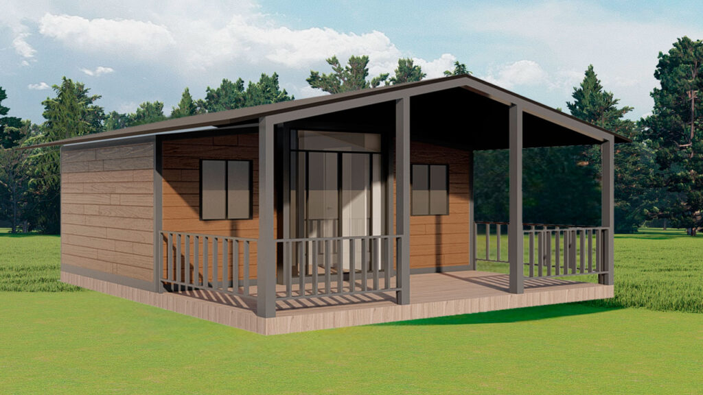 Casa Prefabricada Santorini 46 m²