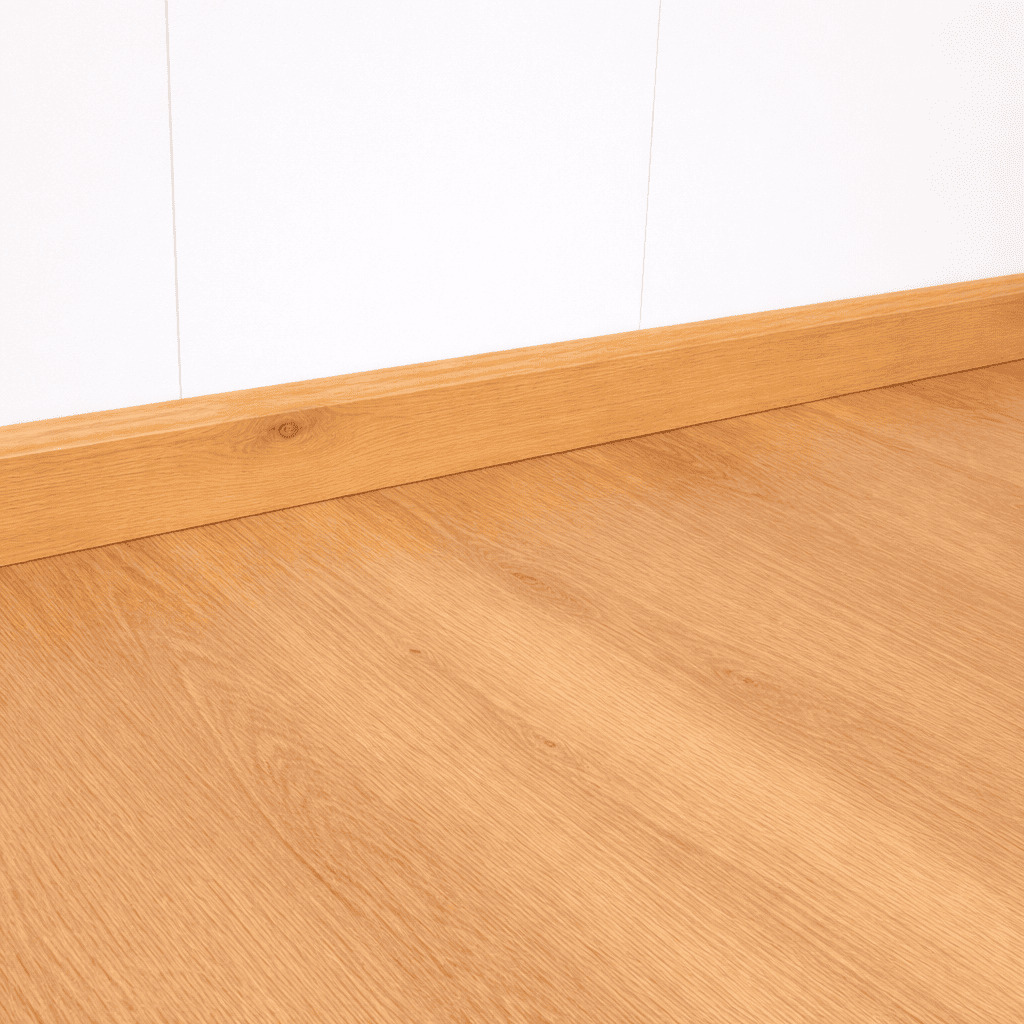 Rodapié PVC Efecto Madera Natural Roble Natural con Suelo SPC