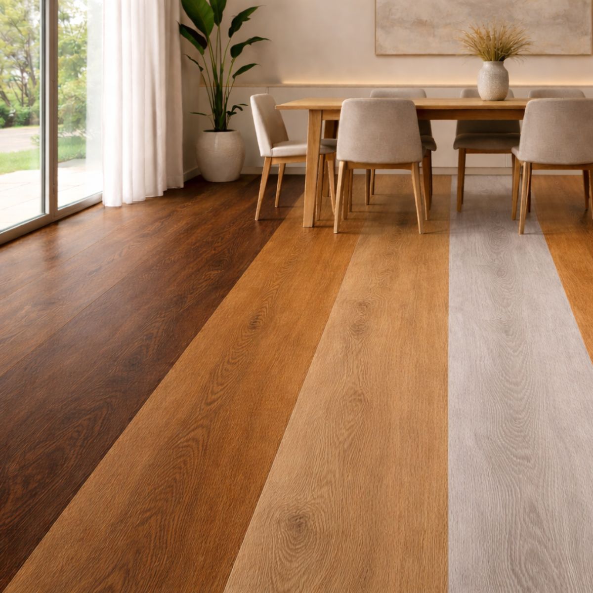 Suelo Vinílico SPC Clic Efecto Madera Natural