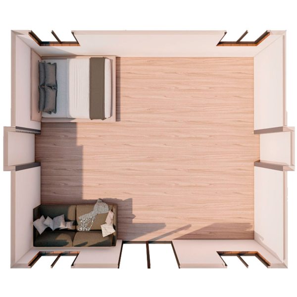 Casa Prefabricada Formentera opción 1