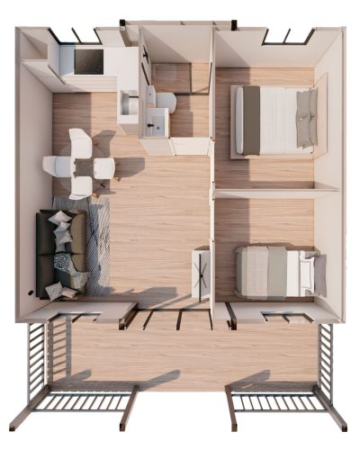 Casa Prefabricada Menorca opción 1