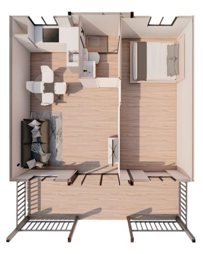 Casa Prefabricada Menorca opción 2