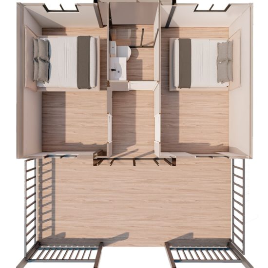 Casa Prefabricada Santorini opción 2