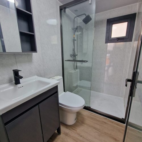 baño casa prefabricada