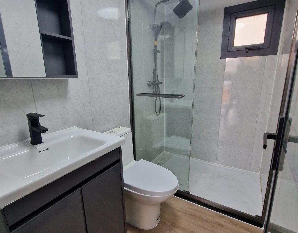 baño casa prefabricada