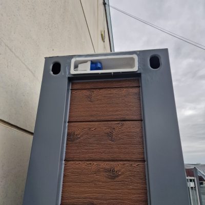 conexiones luz y agua casa prefabricada formentera